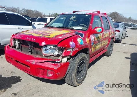 2004 Nissan Pathfinder Le Platinum from USA, damaged, VIN JN8DR09Y44W920639